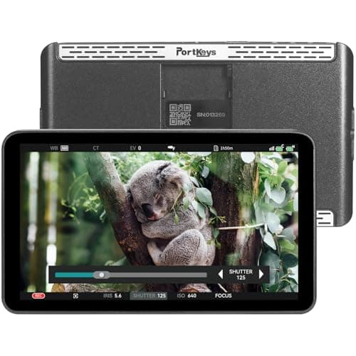 Portkeys LH7P 7'' Camera Field Monitor Wireless Control for A1/A9II/A7SIII/A7CII/FX3/FX30/ZV-E10/RX10/A7MIV/A7RIV/A7RV/RX0/A7MIII, R5/6(Mark II)/7/8, Z8/Z9, BS1H/BGH1, BMPCC 4K/6K(Pro), BS1H/BGH1, etc