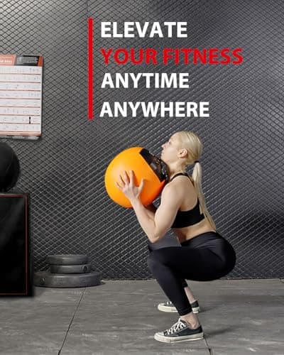 Mikolo Medicine Ball, Wall Ball,Soft Medicine Ball Set,Slam Ball for Core Training, Strength Workouts -Multi-Weight 10lbs 20lbs Exercise Balls for Home Gym, Functional Fitness (10/15/20/25LB) 9