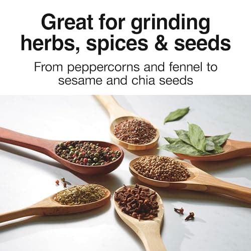 Proctor Silex Electric Coffee Grinder for Beans, Spices and More, Stainless Steel Blades, 12 Cups, White 6