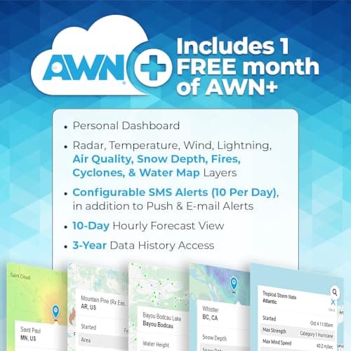 Ambient Weather WS-2000 Smart Weather Station with WiFi Remote Monitoring and Alerts 8