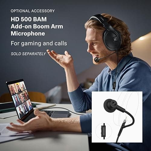 Sennheiser HD 560S Open-Back Over-Ear Wired Headphones – Neutral, Natural Sound for Music, Gaming, and Content Creation, Black 11