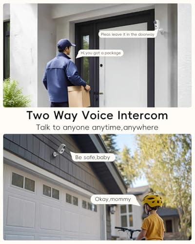 ZUMIMALL Security Cameras Wireless Outdoor with Magnetic Mount, 2K Outdoor Camera Wireless, 2.4G WiFi Battery Cameras for Home Security Indoor,3MP Color Night Vision/130° View/2-Way Talk/SD/Alexa 5