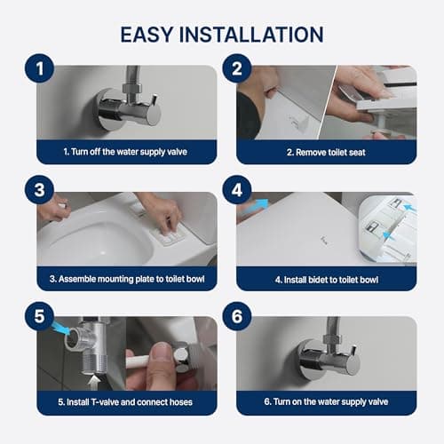 Inus N21 Electric Heated Bidet Toilet Seat Elongated, Warm Water, Smart Heated Water Luxury Bidet Toilet Seat with Kids Mode, Self Cleaning Nozzle, Tankless, Smart Touch Panel & Temperature Control 7