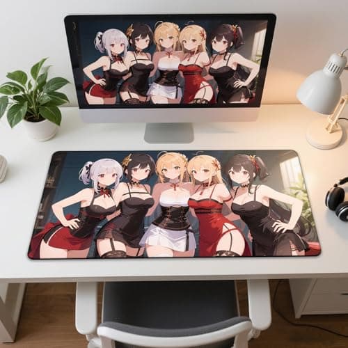 Personalized Mouse Pad Make Your Own Customized Large Gaming Mousepad Custom Mouse Mat for Office Dorm Personalised Gifts Presents for Boyfriend Girlfriend Dad Mom Child-35.5x15.8 in 6