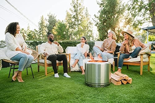 Solo Stove Bonfire with Stand | 19.5" Smokeless Fire Pit, Removable Ash Pan | Portable Stainless Steel Wood Burning Outdoor Fireplace, Ideal for 4–6 People, 21.75 lbs 6