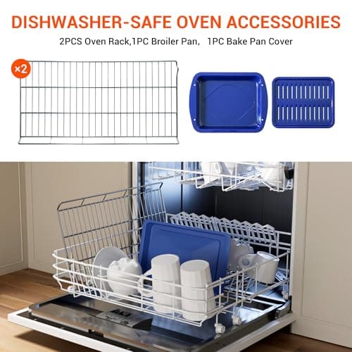 CT Copper Tailor 36 Inch Electric Range with Convection Oven,6.0 cu. ft. Capacity,5 Cooktop Elements, Freestanding Oven, in Stainless Steel 7