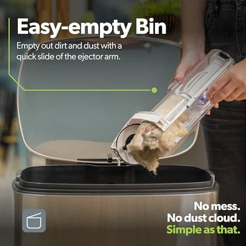 Gtech AirRAM Platinum Cordless Vacuum Cleaner - Includes Anti-Hair Wrap Brush Bar - Perfect for Carpet and Hardwood Floors - Rechargeable 22v Li-ion Battery - Lightweight (7 lbs.) 8