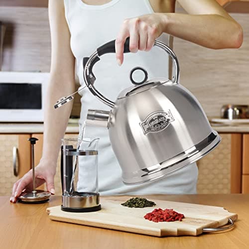 Tea Kettle for Stovetop, Food Grade Stainless Steel Water Kettle, Tea Pot for Home & Kitchen, 3.0 Qt 7