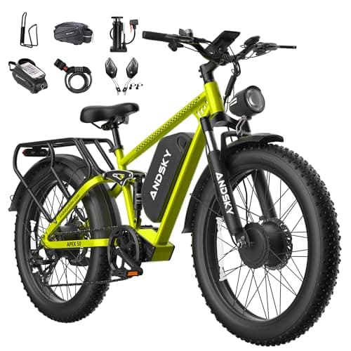 ANDSKY Apex 50 Electric Bike 12 31 (48V Standard, Green)