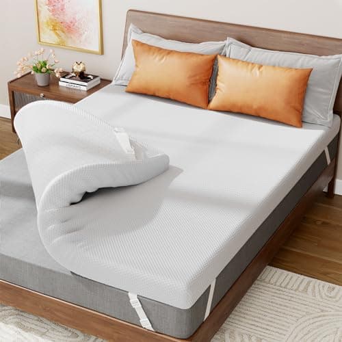 Extrasleep 3 Inch Gel Memory Foam Mattress Topper TwinXL, Cooling Mattress Topper, Body Support & Pressure Relief, with Removable Soft Cover, CertiPUR-US Certified
