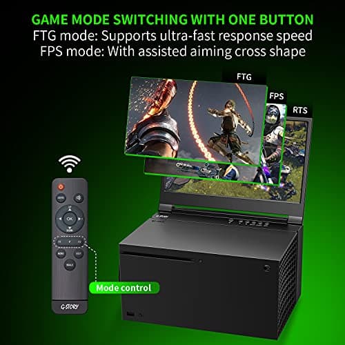 G-STORY 12.5‘’ Portable Monitor for Xbox Series X, UHD 4K Portable Gaming Monitor IPS Screen for Xbox Series X（not Included） with Two HDMI, HDR, Freesync, Game Mode, Travel Monitor for Xbox Series X 6