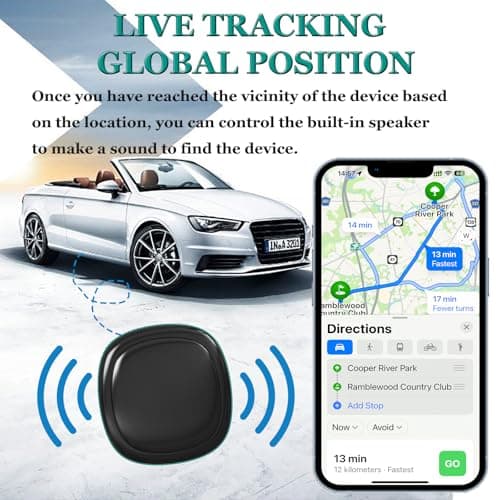 NGXDFL GPS Tracker for Vehicles,Mini Portable Magnetic Car GPS Tracking,Full Global Coverage Location GPS Tracker for Kids,Dogs,No Subscription Required/No Monthly Fee/No SIM Card Required 6