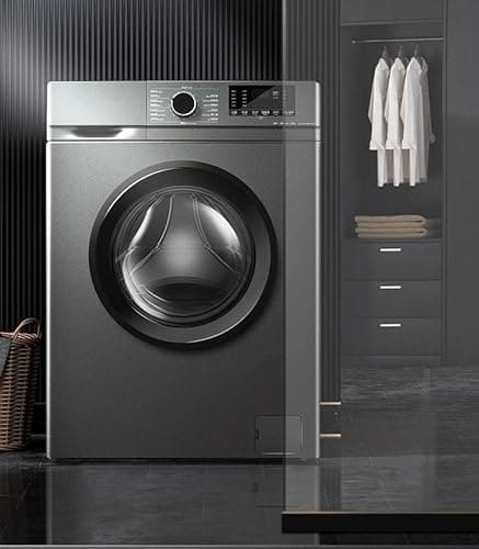 24-Inch Smart All-in-One Washer Dryer Combo, 5 cu. ft. Capacity, Wi-Fi Enabled with 14 Wash Cycles, 1400 RPM, Ventless Design, Stainless Steel Drum for Apartment RV Home