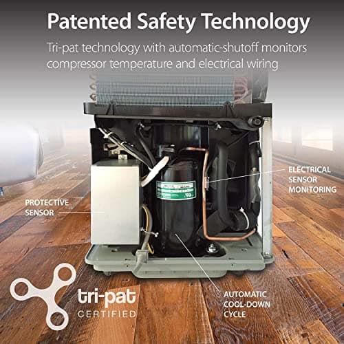 Soleus Air 35 Pint Dehumidifier, Energy Star Rated 2,500 Sq Ft, with Mirage Display and Tri-Pat Safety Technology 6