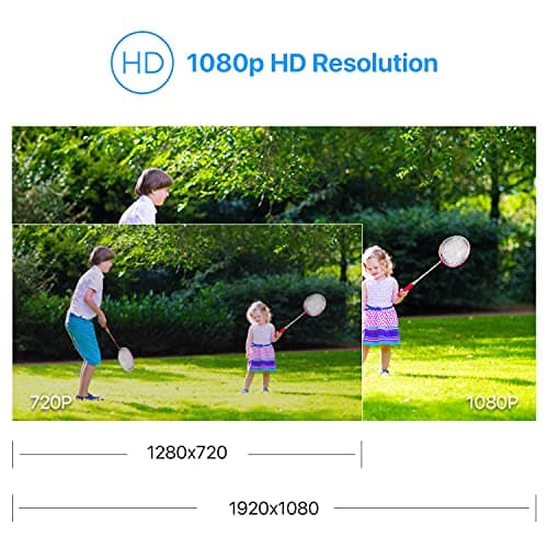 ZOSI 1080P 4 Pack HD TVI Security Cameras, 80ft Night Vision, Outdoor Indoor Weatherproof Bullet Camera for 1080P/5MP/4K HD TVI Analog CCTV DVR System 6