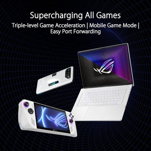 ASUS ROG Rapture GT-BE98 PRO First Quad-Band WiFi 7 Gaming Router supports 320MHz, Dual 10G Port, Triple-level Game Acceleration, Mobile Game Mode, Subscription-Free Security, AiMesh, and VPN features 7