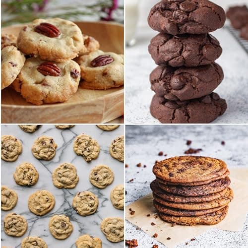 Baker's Secret 2pcs Large Flat Cookie Sheet 18" x 14" Aluminum Flat Baking Sheet, Extra Thick -2.7mm- 100% Recycled, Half Sheet with hanging hole - The Natural Aluminum Collection 6