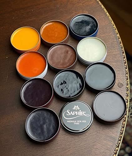 SAPHIR Medaille d’Or Pate De Luxe - Natural Wax Shoe Polish for Leather Shining 7