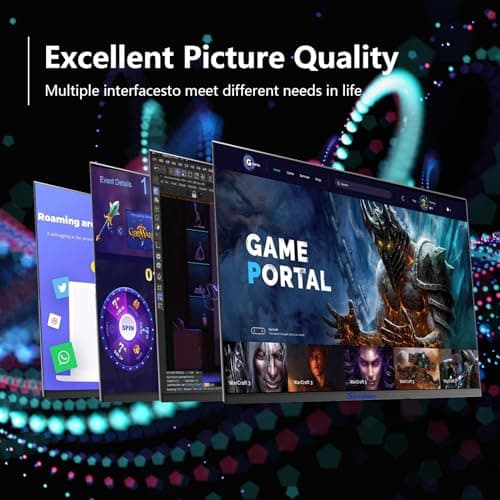 Sealan 27 inch Gaming Monitor 180hz FHD 1080P PC Monitors GTG Vertical with Freesync Eye-Care Technology HDMI, DisplayPort,VA Screen for Gaming Home Office Support Wall Mount Install（100×100mm） 5