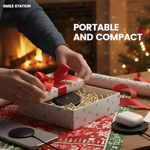 3Pack Magnetic Wireless Charging Pad: 15W Fast Qi Wireless Charger for iPhone 17 16e 16 15 14 13 12 Series & AirPods 4 3 2 Pro 3 - Strong Magnet Dual Ports Slim Portable for Travel Home Office 8