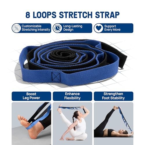 Yes4All Foam Muscle Roller Set, 7-in-1 High-Density Set of Back Roller, Fascia Massage Tool, Stretch Strap, Spiky, Peanut & Smooth Massage Balls, Carry Bag - Ideal for Muscle Care & Relaxation 5
