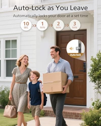 Philips Fingerprint Smart Lock, Keyless Entry Door Lock, Smart Door Locks for Front Door, Keypad Deadbolt, APP Control, 9-Month Long Battery 7