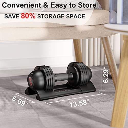 Adjustable Dumbbell Set 22lbs pair adjustable dumbbell- Perfect for Strength Training and Fitness Workouts 7