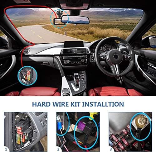 Upgraded Dash Cam Hardwire Kit, Type-C USB Hard Wire Kit 12V-24V to 5V Hardwire Kit with Low Voltage Protection 13ft Dash Cam Charger Power Cord for Dashcam GPS Power Supply Radar Detectors and More 7