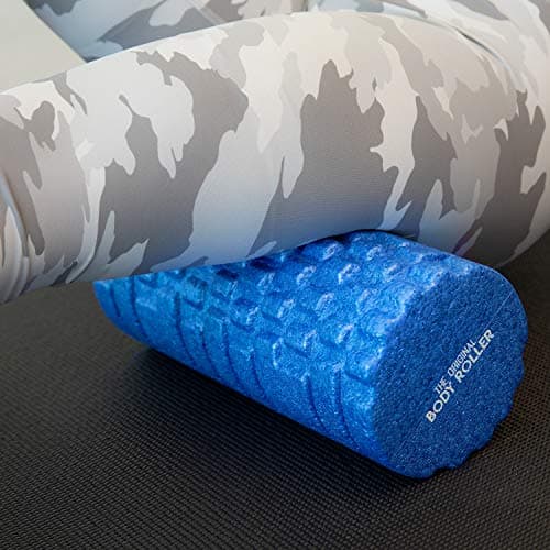 The Original Body Roller - High Density Foam Roller Massager for Deep Tissue Massage of The Back and Leg Muscles - Self Myofascial Release of Painful Trigger Point Muscle Adhesions - 13" Blue 9