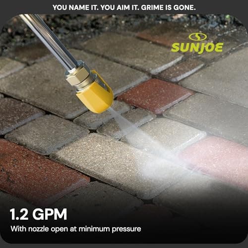Sun Joe Electric Pressure Power Washer w/ Extension Spray Wand and Hose, 2030 PSI, 1.2 GPM, 14.5-Amp Motor - Heavy-Duty Cleaning Machine for Patios, Decks, Sidewalks & Cars, SPX3000-PK1 8
