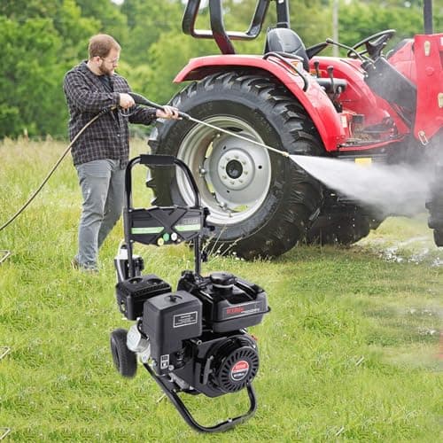 Imdot Gas Pressure Washer 4200PSI 4.0GPM Power Washer Gas Powered with 212CC Engine, 5 Tips, 25ft Hose, Soap Tank, Powerwashers for Home Cars, Black 6