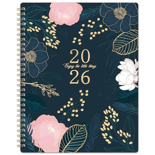 2026 Planner - Planner 2026, January - December 2026, Weekly and Monthly Planner, 9'' x 11", 2026 Calendar Planner, Monthly Tabs, Twin-wire Binding, Back Pocket, Holidays 9