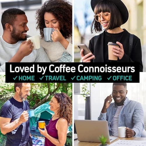 Coffee Gator 304 Grade Stainless Steel French Press Coffee Maker 34 oz, Double Wall Insulated Hot Cold Brew Teapot with 4-Level Filtration System, Include Travel Jar Canister, Rust-Free, Kitchen, Gray 8