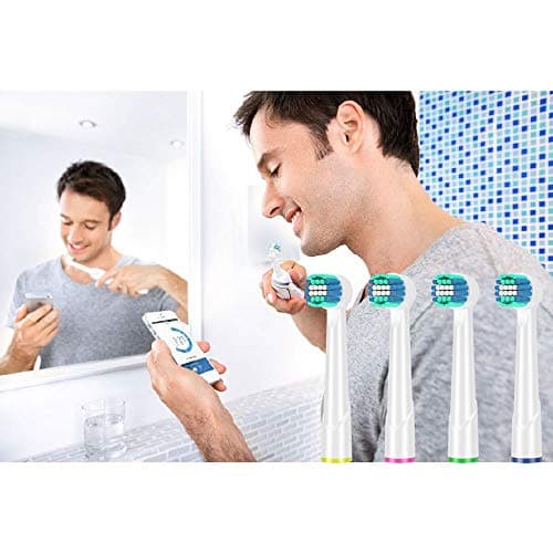 KHBD Replacement Heads Compatible with Oral B Braun Toothbrushes Electric- 16 Pack Professional Precision & Sensitive Brush Heads Refill for Oral B 7000/Pro 1000/9600/ 5000/3000/8000 7