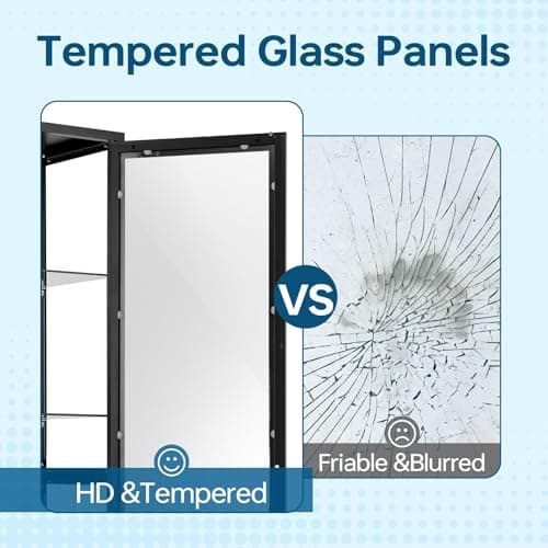 PEUKC Display Storage Cabinet with Glass Doors, 71 Inches Metal Curio Cabinets with 4 Adjustable Shelves, HD&Tempered Glass Cabinet Display Case for Home, Office, Pantry, Assemble Required (Black) 6