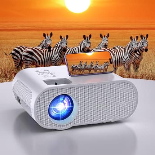 HOMPOW Projector, Native 1080P Full HD Projector H009