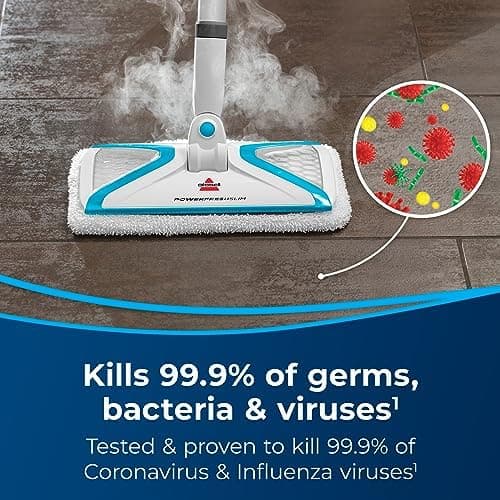Bissell PowerFresh Slim 3‑in‑1 Steam Mop & Handheld Steamer, Extension Wand, On‑Board Tool Kit, Multi‑Surface Cleaner for Sealed Hard Floors 2075A 5