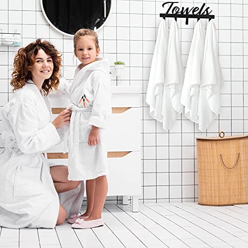 Aesthetic Bathroom Towel Rack for Wall Mount – Space Saving and Easy to Install Towel Holder Hooks - The Perfect Addition to Your Bathroom Decor 6