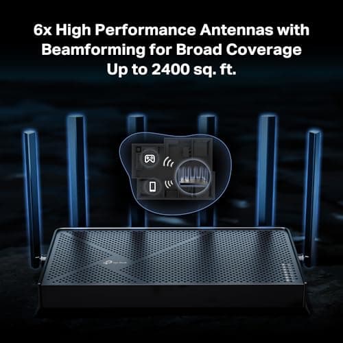 TP-Link BE6500 Dual-Band WiFi 7 Router (BE400) – Dual 2.5Gbps Ports, USB 3.0, Covers up to 2,400 sq. ft., 90 Devices, Quad-Core CPU, HomeShield, Private IoT, Free Expert Support 7