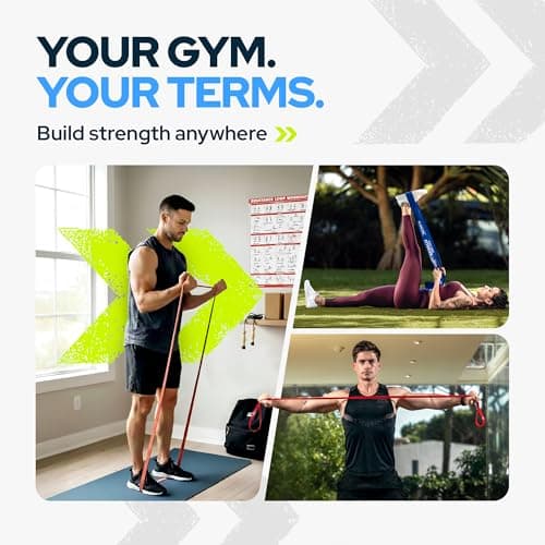 Pull Up Assistance Bands for Men and Women – 50-120 lb Heavy Duty Resistance Band for Assited Pull Ups – Long Loop Thick Exercise Bands for Home Gym Working Out Assist, Stretching & Mobility Workouts 5