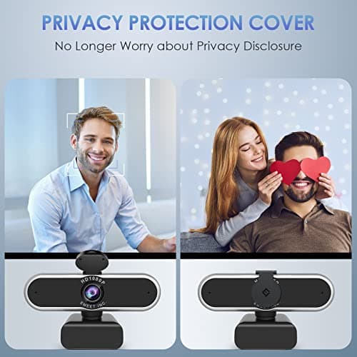 EMEET C965 1080P Webcam - USB Camera with Microphone & Physical Privacy Cover, Noise-Canceling Mic, Auto Light Correction，96° Ultra Wide Angle Auto Focus Webcam for Meeting/Online Classes/Zoom/YouTube 5