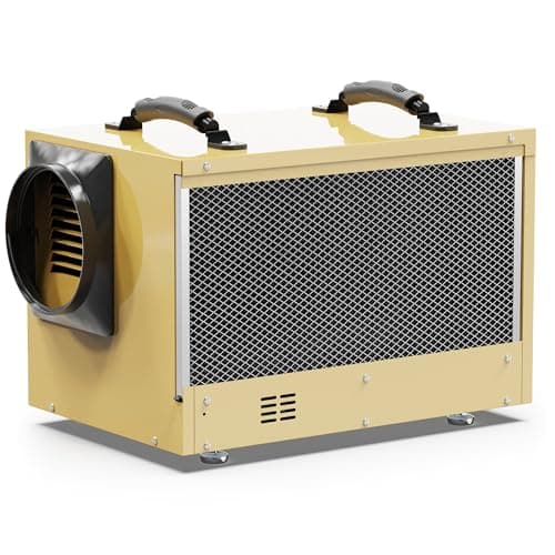 ALORAIR 120 PPD Commercial Dehumidifier, with Drain Hose for Crawl Spaces, Basements, Industry Water Damage Unit, cETL Listed, Compact, Auto Defrost Crawlspaces Dehumidifiers, Gold 9