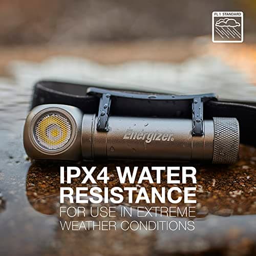 Energizer LED Headlamp Rechargeable X1000, Ultra Bright IPX4 Water Resistant Head Light, 1000 Lumen Turbo Mode, Headlamp for Outdoors, Power Outage Emergency, (USB Cable Included) 5