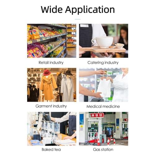 Portable Receipt Printer, 58mm Mini BT Thermal Printer USB Mobile Printer, Compatible with Android for Windows System for Small Business Restaurant, with 2 Inch Thermal Paper Roll 8