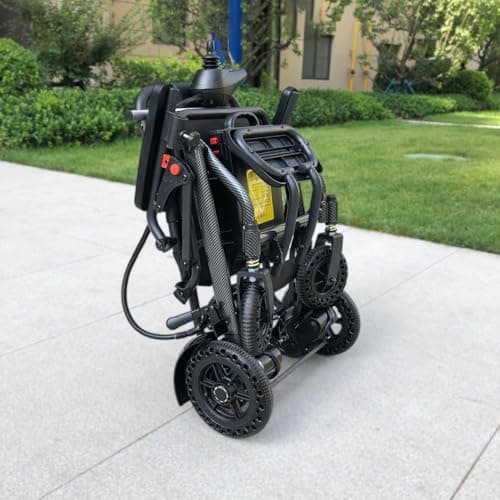 [2026 Model] Power Wheelchair Lightweight Foldable, World's Lightest Electric Wheelchair Only 30 lbs for Adults & Seniors, Airline Approved, Travel-Friendly, All-Terrain Motorized Wheel Chair 9