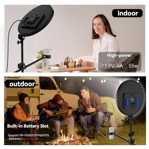 Large Barber Light with72 inch Stand, 55W 6500K Full-Screen Selfie Light Ring, 360 Phone Holder,Remote Controller,Box,Black,There are for You to Choose from.(Black, 13) 7