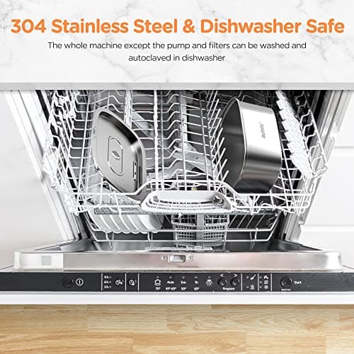 Cat Water Fountain Stainless Steel: 3.2L/108oz Pet Fountain Water Bowl Dog Drinking Dispenser Cat Feeding & Watering Supplies Animal Metal Kitty Spout for Cats Inside with 4 Replacement Filters 5