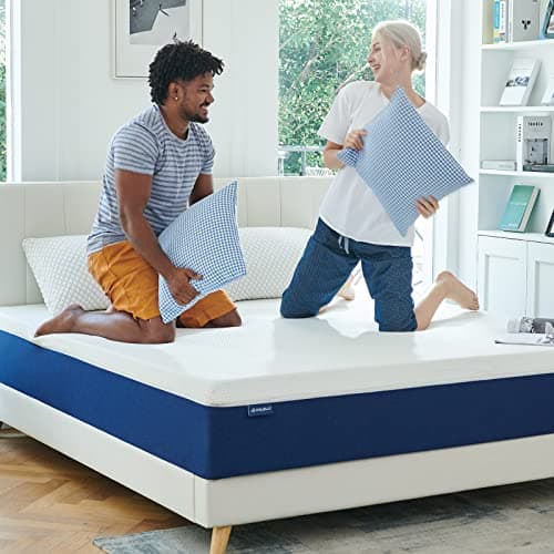 Molblly Queen Mattress, 10 inch Gel Memory Foam Mattress with CertiPUR-US Bed Mattress in a Box for Sleep Cooler & Pressure Relief, Queen 5