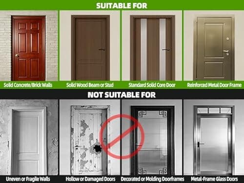 VBSD Upgrade Pull Up Bar for Doorway With Ergonomic Grip, Upto 440 Lbs Capacity No Screws Pullup Bar for Home Gym Indoor Exercise Strength Training, Authorized Under US Patent 8