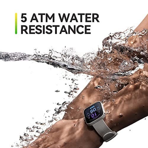 Amazfit Bip 3 Pro Smart Watch for Android iPhone, 4 Satellite Positioning Systems, 1.69" Color Display, 14-Day Battery Life, 60+ Sports Modes, Blood Oxygen Heart Rate Monitor, Water-Resistant(Black) 8